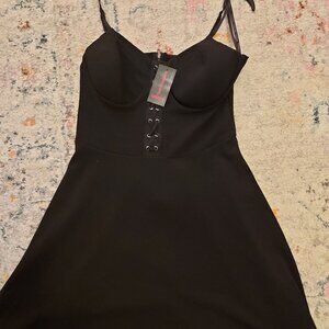 Cute black date night/going out dress